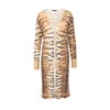 Secondhand Roberto Cavalli Animal Print Long Cardigan - '00s