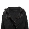 Secondhand Roberto Cavalli Class Long Coat with Fur - '00s