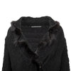 Secondhand Roberto Cavalli Class Long Coat with Fur - '00s