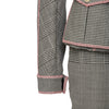 Secondhand Christian Dior Grey and Pink Wool and Silk Set - '00s