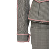 Secondhand Christian Dior Grey and Pink Wool and Silk Set - '00s