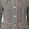 Secondhand Christian Dior Grey and Pink Wool and Silk Set - '00s