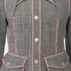 Secondhand Christian Dior Grey and Pink Wool and Silk Set - '00s