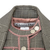 Secondhand Christian Dior Grey and Pink Wool and Silk Set - '00s