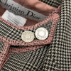 Secondhand Christian Dior Grey and Pink Wool and Silk Set - '00s