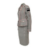 Secondhand Christian Dior Grey and Pink Wool and Silk Set - '00s