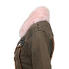 Secondhand Blumarine Denim Overcoat with Faux Fur - '20s