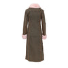 Secondhand Blumarine Denim Overcoat with Faux Fur - '20s