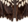 Secondhand Collection Priveé Fur Coat in Harlequin Pattern - '60s