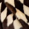 Secondhand Collection Priveé Fur Coat in Harlequin Pattern - '60s