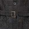 Secondhand Emporio Armani Checkered Long Coat - '10s