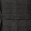 Secondhand Emporio Armani Checkered Long Coat - '10s