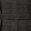 Secondhand Emporio Armani Checkered Long Coat - '10s