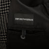 Secondhand Emporio Armani Checkered Long Coat - '10s