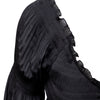 Secondhand Diane von Furstemberg Satin Black Pleated Blouse - '00s