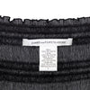 Secondhand Diane von Furstemberg Satin Black Pleated Blouse - '00s