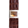 Secondhand Roberto Cavalli Brown Leather Watch - '10s
