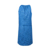 Secondhand Balenciaga Metallic Blue Dress - '10s