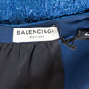 Secondhand Balenciaga Metallic Blue Dress - '10s