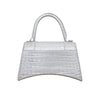 Secondhand Balenciaga Crocodile Embossed Hourglass Bag - '20s