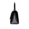 Secondhand Balenciaga Crocodile Embossed Hourglass XS Bag - '20s