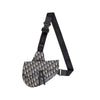 Secondhand Dior Oblique Jacquard Saddle Bag - '20s
