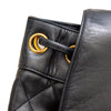 Secondhand Chanel Vintage Quilted Lambskin Drawstring Backpack - '90s