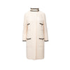 Secondhand Chanel High Neck Wool Coat - '10s