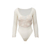Secondhand Collection Privée Embroidered Bodysuit - '90s