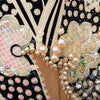 Secondhand Collection Privée Printed Skirt with Embellishment - '80s
