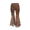 Secondhand Roberto Cavalli Laser-cut Suede Pant - '00s