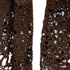 Secondhand Roberto Cavalli Laser-cut Suede Pant - '00s