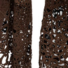 Secondhand Roberto Cavalli Laser-cut Suede Pant - '00s
