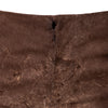 Secondhand Roberto Cavalli Laser-cut Suede Pant - '00s