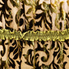 Secondhand Roberto Cavalli Green Velvet Printed Dress - '00s