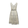 Secondhand Moschino V-neck Lace Dress - '00s