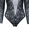 Secondhand Marvel Sheer Embroidered Bodysuit - '90s