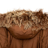 Secondhand Scervino Nylon Coat with Fur - '90s