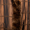 Secondhand Collection Privée Satin Coat with Fur - '90s