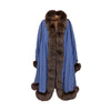 Secondhand Collection Privée Open Front Coat with Fur - '90s