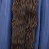 Secondhand Collection Privée Open Front Coat with Fur - '90s