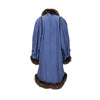 Secondhand Collection Privée Open Front Coat with Fur - '90s