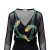 Secondhand Krizia Glitter Embellished Snake Dress - '70s