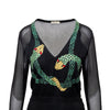 Secondhand Krizia Glitter Embellished Snake Dress - '70s