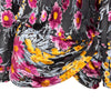 Secondhand Valentino Night Velvet Embossed Top - '90s