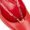 Secondhand Valentino Rouge Chain Detail Ankle Strap Pumps - '20s