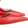Secondhand Valentino Rouge Chain Detail Ankle Strap Pumps - '20s