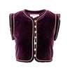 Secondhand Saint Laurent Russian Ballet Vest and Skirt Set - '70s