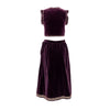 Secondhand Saint Laurent Russian Ballet Vest and Skirt Set - '70s