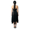 Secondhand Roberto Cavalli Black Plunge Neck Corset Dress - '00s